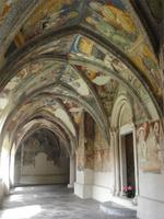 Brixen - bemalter Kreuzgang des Doms