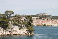Einfahrt nach Sibenik