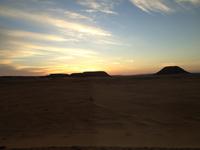 Sonnenaufgang in der Wüste