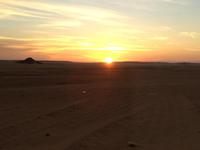 Sonnenaufgang in der Wüste