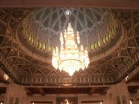 Kronleuchter in der Grossen Moschee in Muscat