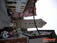 Volkach - HauptstraÁe mit Oberen Turm