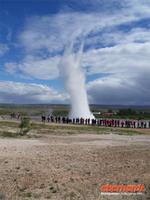So eine Fontäne sahen wir alle paar Minuten