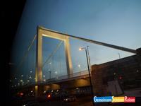 ElisabethbrÃŒcke zur Lichterfahrt in Budapest