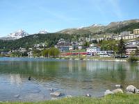 Blick auf St. Moritz