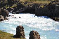 Am Godafoss Wasserfall