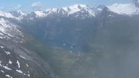 Ausflug Geiranger - Hellesylt-Blick vom Dalsnibba
