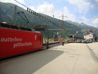 Busverladung in Oberwald