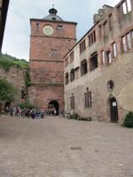 Heidelberg, Schloss mit Eingangstor