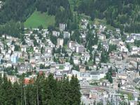 Blick auf Davos