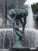 Oslo Vigelandpark Brunnen