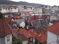 ueber den Daechern von Bergen