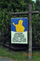 Napapiiri, der Polarkreis