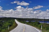 Auf der E69 am Porsangerfjord - Der Weg zur Insel Magerøya (Nordkappinsel)