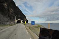 Auf der E69 am Porsangerfjord