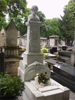 Heinrich Heine liegt auf dem Friedhof vom Montmartre