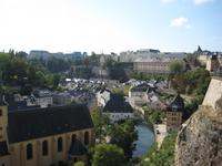 Blick auf die Alzette in Ville de Luxembourg