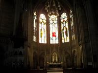 Glasfenster in der  Gedächtniskirche