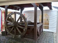 Der 50m tiefe Brunnen im Burghof