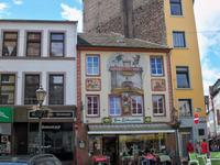 Lustige Fassade am Münzplatz