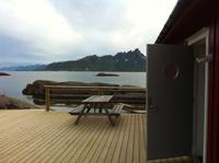Unsere Hütten in Mortsund auf den Lofoten