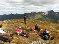 Auf der Wanderung zum Husfjell auf der Insel Senja
