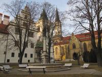 Brunnen am Rathaus von Levoca