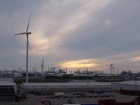 im Hafen von Rotterdam