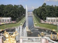 Wasserspiele im Peterhof