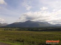 Die Spitze des Ben Nevis durchstösst die Wolken