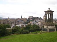 Blick vom Calton Hill auf Edinburgh