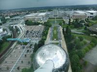 Blick auf das Messegelände