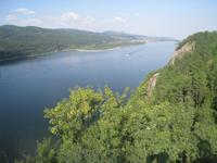 Jenissei vom Zarenfisch-Felsen