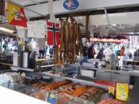 Bergen - Stand auf dem Fischmarkt