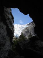 Blick zum Briksdalsbreengletscher