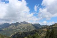 Blick in die Berge von Andorra