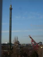Blick vom Hotel zum Prater