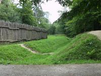 Am Limes bei der Saalburg