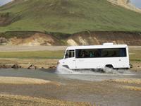 Flussdurchfahrt in Landmannalaugar