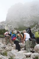 Aufstieg zum Crespeinajoch