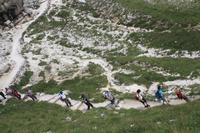 Abstieg ins Edelweißtal nach Kolfuschg