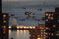 die Feuerwerksbuehne in der English Bay