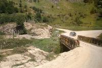 Diese Schotterstraße ist Teil der Panamericana