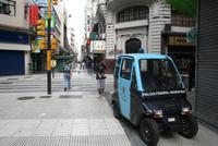 Polizei-Auto in Buenos Aires