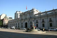 Die berühmte Moneda in Santiago de Chile