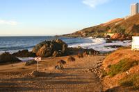 Am Abend fahren wir die Pazifikküste entlang