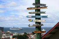 Blick über Punta Arenas