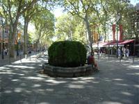 Aix, Brunnen auf Cour Mirabeau