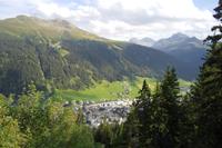 Blick von der Schatzalp auf Davos