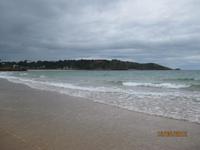 Kurzer Stopp an der St. Brelades Bay